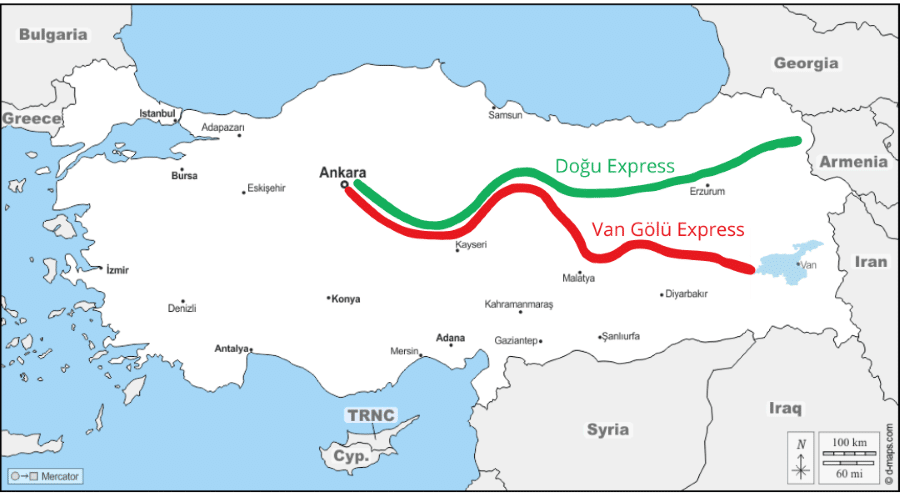 Dogu Express and Van Golu Express map_small