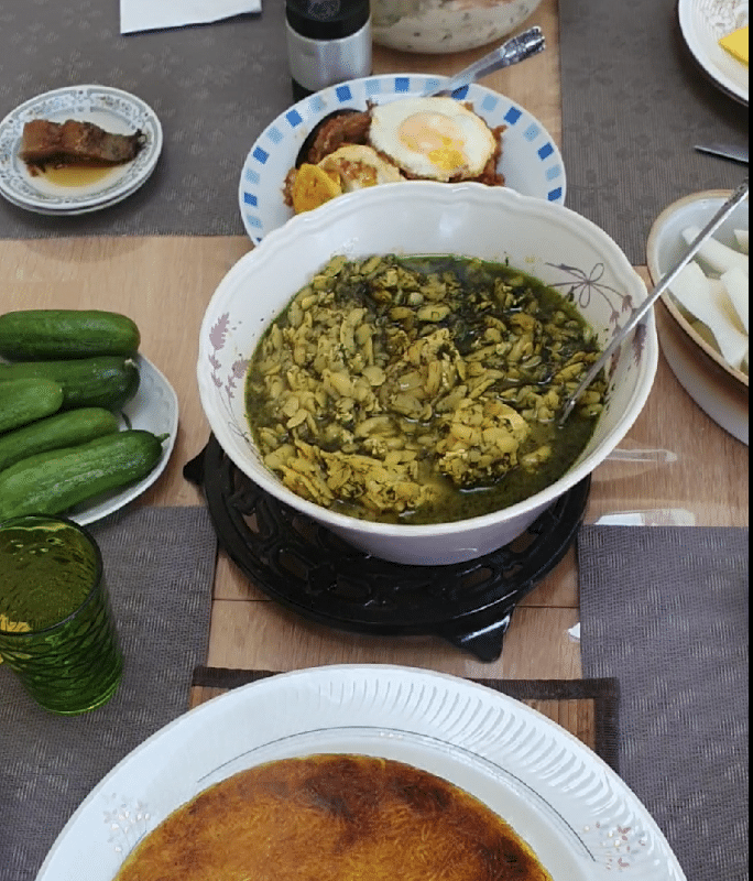 que manger guilan - baghali ghatogh